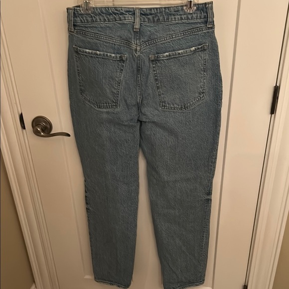 Old Navy High Rise Blue Jeans with Distressed Style - Picture 7 of 11